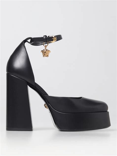 versace pumps denise|Versace high heel boots.